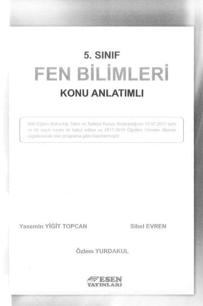 FEN BİLİMLERİ KONU ANLATIMLI Fenomen Fotokopi - YKS - KPSS - ALES