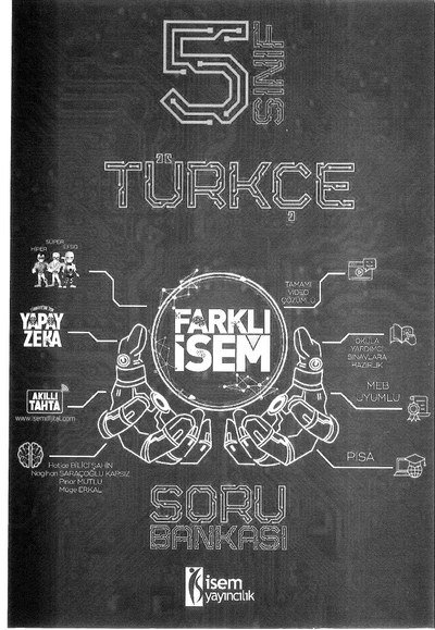 TÜRKÇE FARKLI İSEM SORU BANKASI Fenomen Fotokopi - YKS - KPSS - ALES