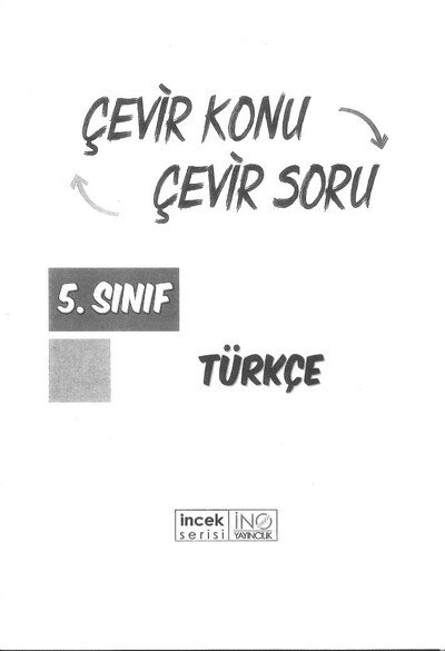 ÇEVİR KONU ÇEVİR SORU TÜRKÇE Fenomen Fotokopi - YKS - KPSS - ALES