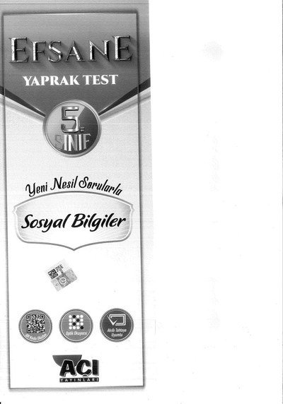 EFSANE YAPRAK TEST SOSYAL BİLGİLER Fenomen Fotokopi - YKS - KPSS - ALES