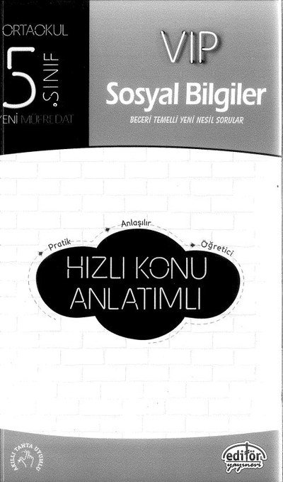 VIP SOSYAL BİLGİLER KONU ANLATIMLI Fenomen Fotokopi - YKS - KPSS - ALES
