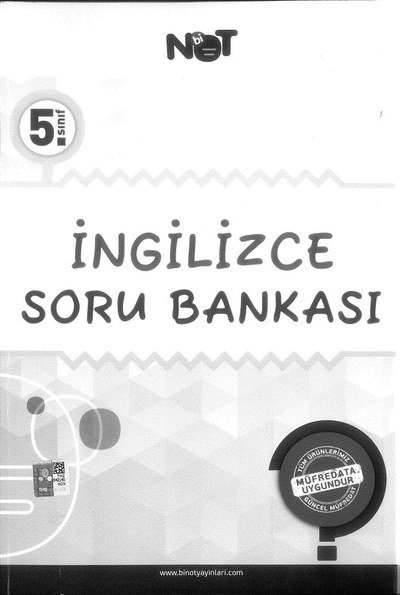 İNGİLİZCE SORU BANKASI