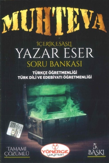 MUHTEVA İÇERİK ESASLI YAZAR ESER SORU BANKASI Fenomen Fotokopi - YKS - KPSS - ALES