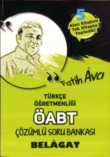BELAGAT TAMAMI ÇÖZÜMLÜ SORU BANKASI (FATİH AVCI) Fenomen Fotokopi - YKS - KPSS - ALES