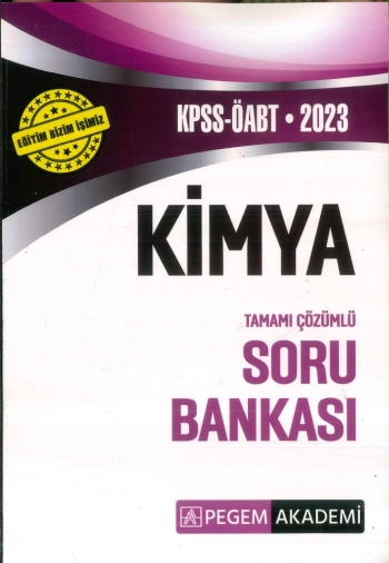 KİMYA TAMAMI ÇÖZÜMLÜ SORU BANKASI Fenomen Fotokopi - YKS - KPSS - ALES