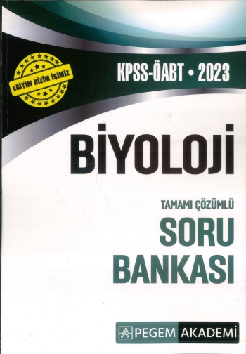 BİYOLOJİ TAMAMI ÇÖZÜMLÜ SORU BANKASI Fenomen Fotokopi - YKS - KPSS - ALES