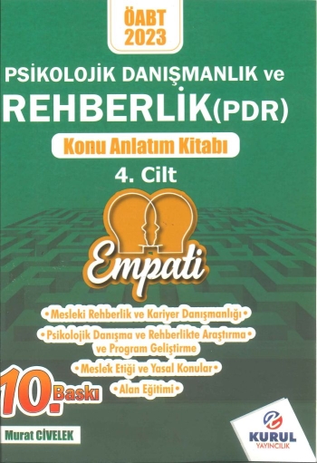 PDR KONU ANLATIM KİTABI (EMPATİ) CİLT 4 Fenomen Fotokopi - YKS - KPSS - ALES