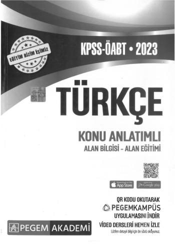 TÜRKÇE KONU ANLATIMLI ALAN BİLGİSİ - ALAN EĞİTİMİ Fenomen Fotokopi - YKS - KPSS - ALES