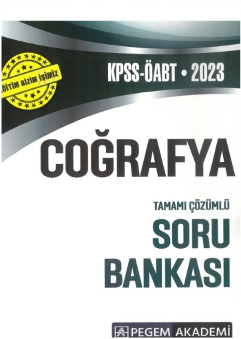 COĞRAFYA TAMAMI ÇÖZÜMLÜ SORU BANKASI Fenomen Fotokopi - YKS - KPSS - ALES