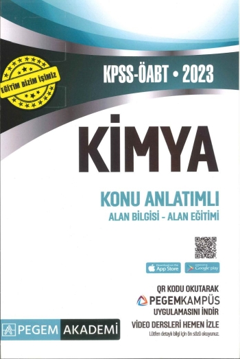 KİMYA KONU ANLATIMLI ALAN BİLGİSİ ALAN EĞİTİMİ Fenomen Fotokopi - YKS - KPSS - ALES