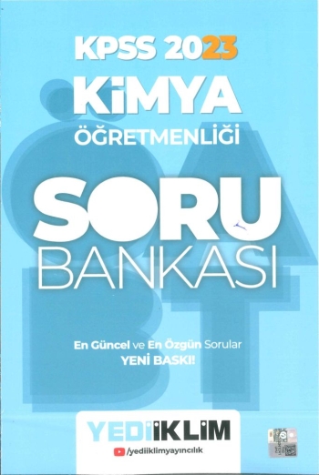 KİMYA ÖĞRETMENLİĞİ SORU BANKASI Fenomen Fotokopi - YKS - KPSS - ALES