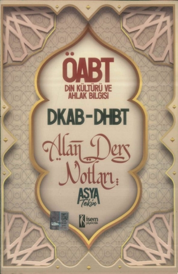 ALAN DERS NOTLARI ASYA TEKİN Fenomen Fotokopi - YKS - KPSS - ALES