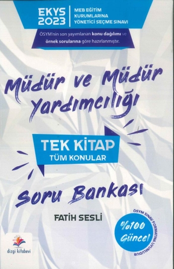 MÜDÜR VE MÜDÜR YARDIMCILIĞI TEK KİTAP SORU BANKASI TÜM KONULAR Fenomen Fotokopi - YKS - KPSS - ALES