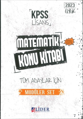 MATEMATİK KONU KİTABI