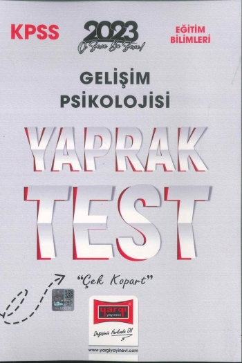 GELİŞİM PSİKOLOJİSİ YAPRAK TEST Fenomen Fotokopi - YKS - KPSS - ALES