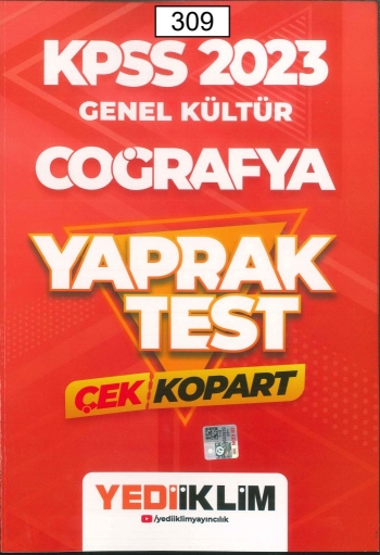 COĞRAFYA ÇEK KOPART YAPRAK TEST Fenomen Fotokopi - YKS - KPSS - ALES