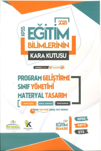 KARA KUTU PROGRAM GELİŞTİRME SINIF YÖNETİMİ MATERYAL TASARIM KONU ÖZETLİ SORU BANKASI Fenomen Fotokopi - YKS - KPSS - ALES