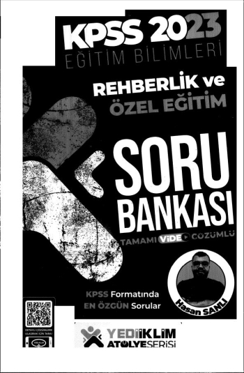ATÖLYE SERİSİ REHBERLİK VE ÖZEL EĞİTİM SORU BANKASI Fenomen Fotokopi - YKS - KPSS - ALES