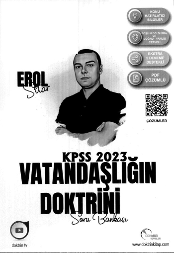 VATANDAŞLIĞIN DOKTRİNİ SORU BANKASI Fenomen Fotokopi - YKS - KPSS - ALES