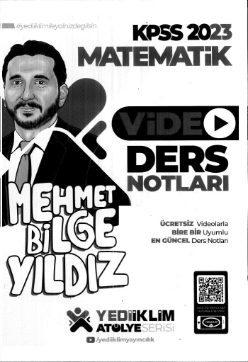 ATÖLYE SERİSİ MATEMATİK VİDEO DERS NOTLARI Fenomen Fotokopi - YKS - KPSS - ALES