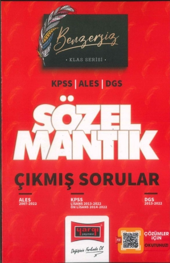 KLAS SERİSİ SÖZEL MANTIK ÇIKMIŞ SORULAR (ALES-KPSS-DGS) 2007-2022 Fenomen Fotokopi - YKS - KPSS - ALES