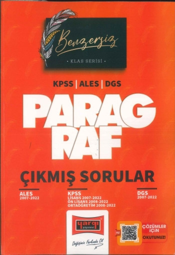 KLAS SERİSİ PARAGRAF ÇIKMIŞ SORULAR (ALES-KPSS-DGS) 2007-2022 Fenomen Fotokopi - YKS - KPSS - ALES