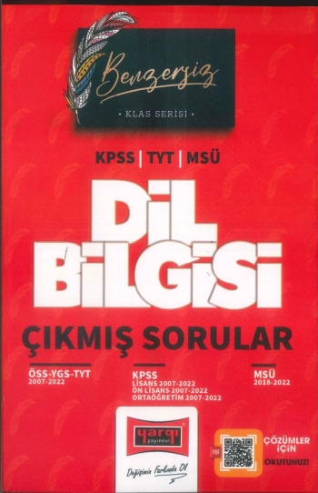 KLAS SERİSİ DİL BİLGİSİ ÇIKMIŞ SORULAR (ÖSS-YGS-TYT-KPSS-MSÜ) 2007-2022 Fenomen Fotokopi - YKS - KPSS - ALES