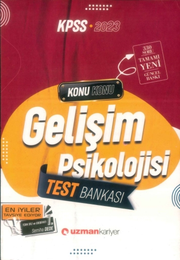 GELİŞİM PSİKOLOJİSİ TEST BANKASI KONU KONU Fenomen Fotokopi - YKS - KPSS - ALES