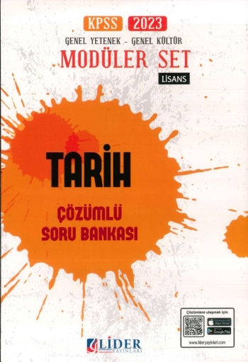 TARİH MODÜLER ÇÖZÜMLÜ SORU BANKASI Fenomen Fotokopi - YKS - KPSS - ALES