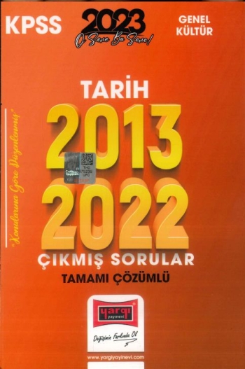 TARİH 2013-2022 ÇIKMIŞ SORULAR TAMAMI ÇÖZÜMLÜ Fenomen Fotokopi - YKS - KPSS - ALES