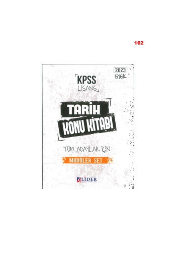 TARİH KONU KİTABI MODÜLER SET Fenomen Fotokopi - YKS - KPSS - ALES