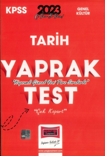 TARİH ÇEK KOPART YAPRAK TEST Fenomen Fotokopi - YKS - KPSS - ALES