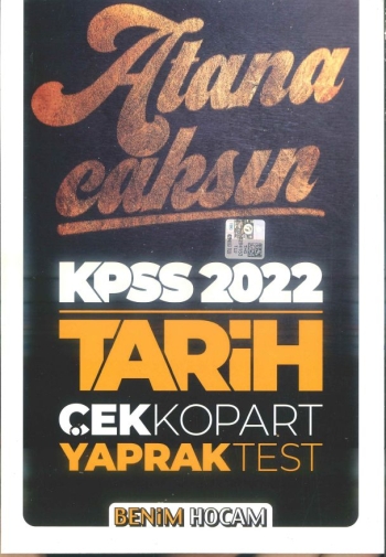 ATANACAKSIN TARİH ÇEK KOPART YAPRAK TEST Fenomen Fotokopi - YKS - KPSS - ALES