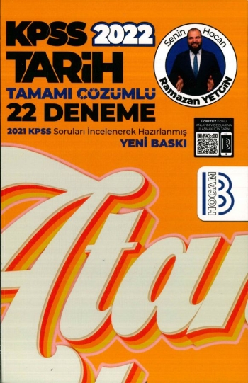 ATANACAKSIN TARİH TAMAMI ÇÖZÜMLÜ 22 DENEME