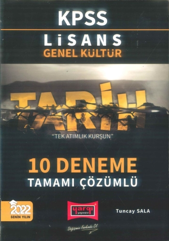 TARİH 10 DENEME TAMAMI ÇÖZÜMLÜ TEK ATIMLIK KURŞUN Fenomen Fotokopi - YKS - KPSS - ALES