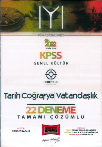 IYI TARİH COĞRAFYA VATANDAŞLIK 22 DENEME TAMAMI ÇÖZÜMLÜ Fenomen Fotokopi - YKS - KPSS - ALES