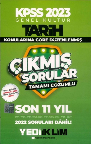 TARİH KONULARINA GÖRE DÜZENLENMİŞ 2012-2022 ÇÖZÜMLÜ ÇIKMIŞ SORULAR Fenomen Fotokopi - YKS - KPSS - ALES