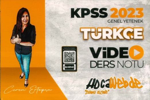 TÜRKÇE VİDEO DERS NOTU Fenomen Fotokopi - YKS - KPSS - ALES