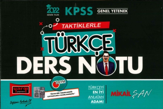 TÜRKÇE VİDEO DERS NOTU MİKAİL ŞAN Fenomen Fotokopi - YKS - KPSS - ALES