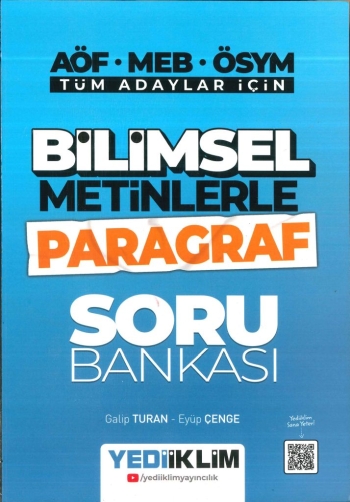 BİLİMSEL METİNLERLE PARAGRAF SORU BANKASI Fenomen Fotokopi - YKS - KPSS - ALES