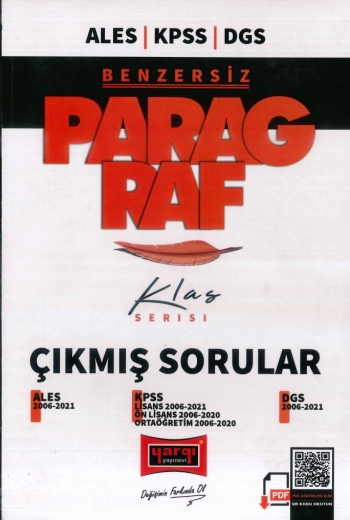 BENZERSİZ PARAGRAF KLAS SERİSİ ÇIKMIŞ SORULAR (2006-2021) Fenomen Fotokopi - YKS - KPSS - ALES