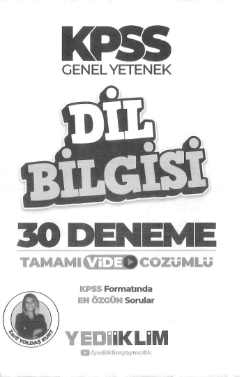 DİL BİLGİSİ 30 DENEME ÇÖZÜMLÜ Fenomen Fotokopi - YKS - KPSS - ALES