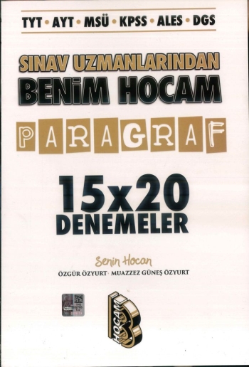 SINAV UZMANINDAN PARAGRAF 15*20 DENEMELER Fenomen Fotokopi - YKS - KPSS - ALES