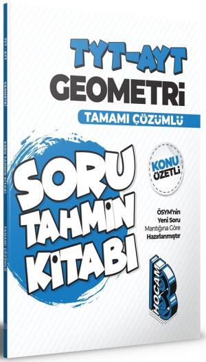 AYT Geometri Tamamı Çözümlü Soru Tahmin Kitabı Fenomen Fotokopi - YKS - KPSS - ALES