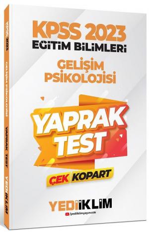 Gelişim Psikolojisi Yaprak Test Çek Kopart Fenomen Fotokopi - YKS - KPSS - ALES