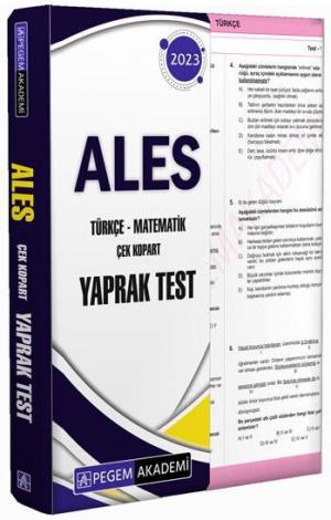 ALES Çek Kopart Yaprak Test Fenomen Fotokopi - YKS - KPSS - ALES