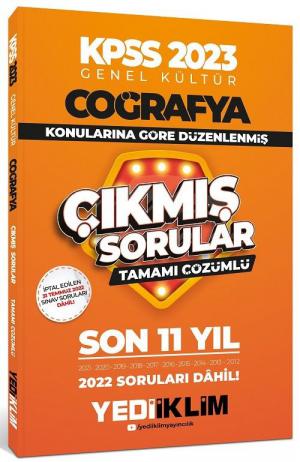 Coğrafya Konularına Göre Tamamı Çözümlü Son 11 Yıl Çıkmış Sorular (2012-2022) Fenomen Fotokopi - YKS - KPSS - ALES