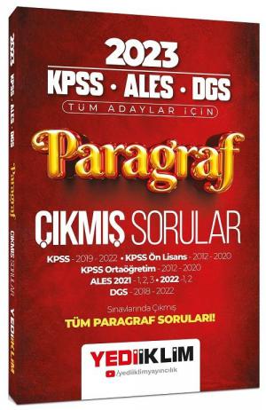 Paragraf Çıkmış Sorular (KPSS ALES DGS) Fenomen Fotokopi - YKS - KPSS - ALES