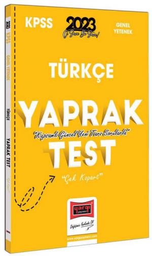 Türkçe Çek Kopart Yaprak Test Fenomen Fotokopi - YKS - KPSS - ALES