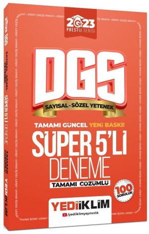Dgs Tamamı Çözümlü Süper 5 Deneme Prestij Serisi